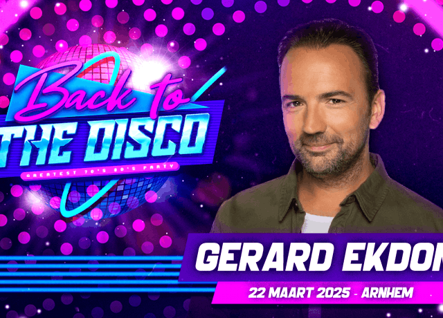 Back To The Disco met Gerard Ekdom